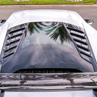 Engine Vents (2PC) Carbon Fiber / Factory OEM-Style