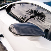 Huracan Mirror Caps (2PC) / Carbon Fiber (All LP Models)