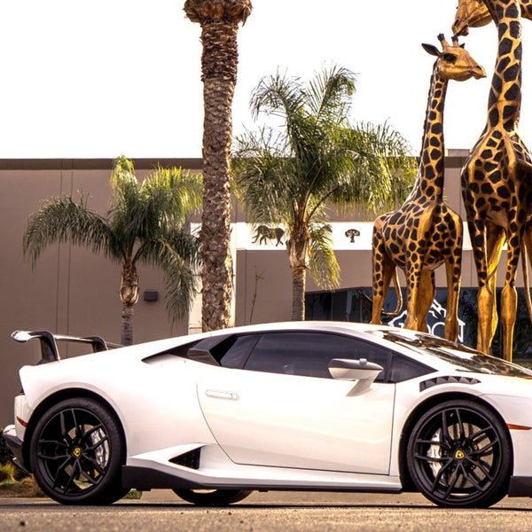 7-Piece Carbon Fiber Kit Package with Performante Wing / Fits LP580 Spyder