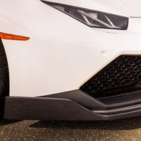 LP610-4 Front Splitter (16 Screws) Carbon Fiber | Premium USA-Made