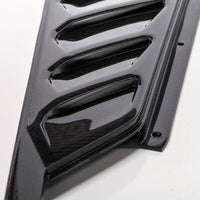 Engine Vents (2PC) Carbon Fiber / Factory OEM-Style